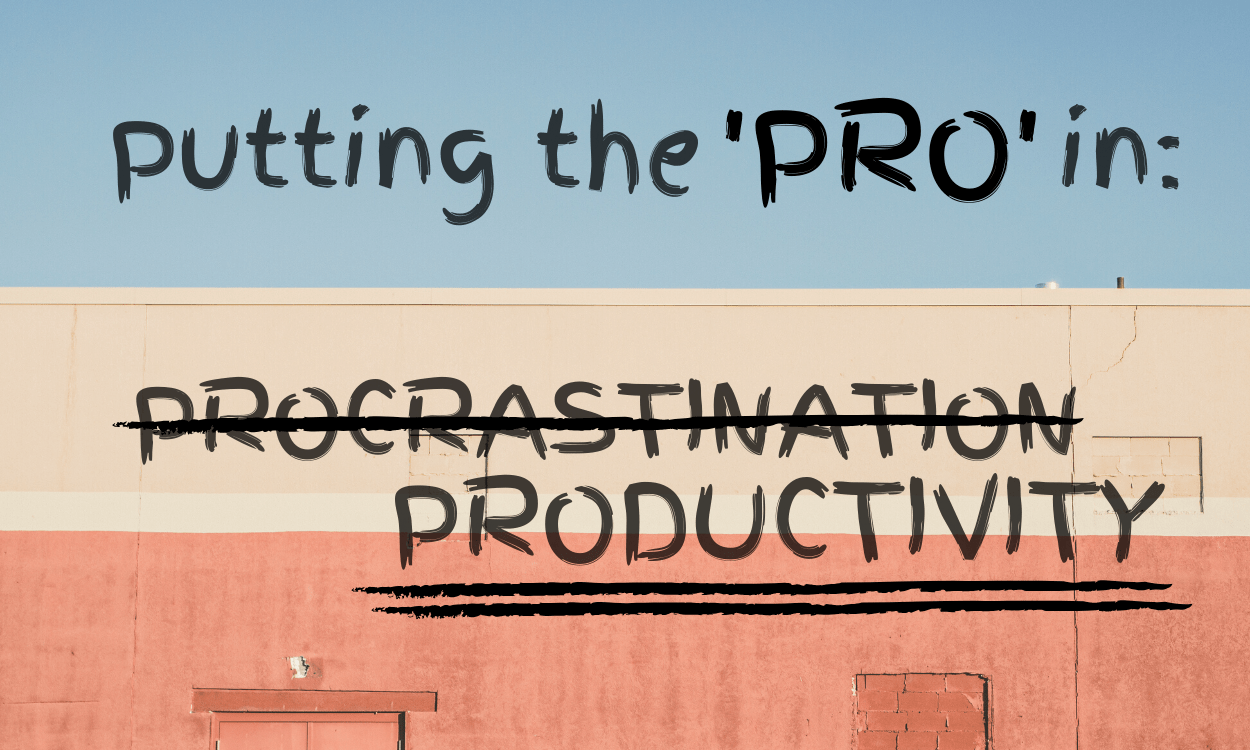 The Pro in Productivity (and Procrastination)